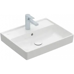 Villeroy & Boch Collaro Pаковина, 550 x 440 x 160 mm, Альпийский белый, с переливом 4A335501