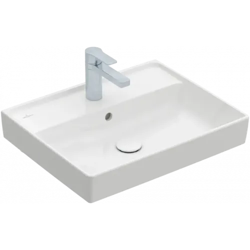 Villeroy & Boch Collaro Pаковина, 550 x 440 x 160 mm, Альпийский белый, с переливом 4A335501