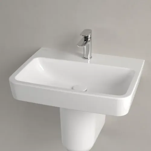 Villeroy & Boch O.novo Pаковина, 600 x 460 x 175 mm, Альпийский белый, без перелива 4A416101