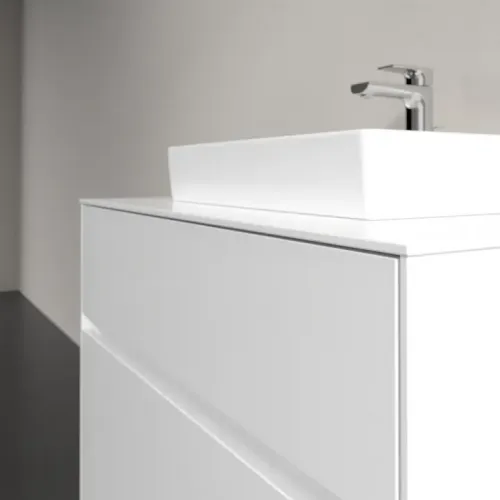 Villeroy & Boch Collaro Тумба под раковину, с подсветкой, 2 выдвижных ящика, 800 x 548 x 500 mm, Glossy White / Glossy White C069B0DH