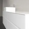 Villeroy & Boch Collaro Тумба под раковину, с подсветкой, 4 выдвижных ящика, 1400 x 548 x 500 mm, Glossy White / Glossy White C046B0DH
