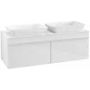 Villeroy & Boch Venticello Тумба под раковину, 2 выдвижных ящика, 1257 x 436 x 502 mm, Glossy White / Glossy White A94902DH