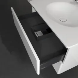 Villeroy & Boch Antao Тумба под раковину, 2 выдвижных ящика, 788 x 504 x 496 mm, лицевая поверхность без текстурированной отделки, Glossy White Lacquer K04000GF