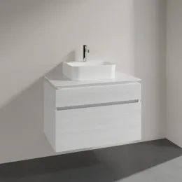 Villeroy & Boch Legato Тумба под раковину, 2 выдвижных ящика, 800 x 550 x 500 mm, White Wood / White Wood B73400E8