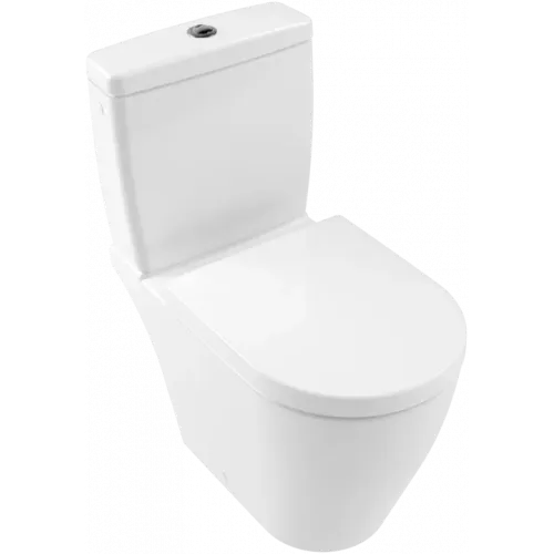Villeroy & Boch Avento Сиденье с крышкой для унитаза, с функцией автоматического опускания (SoftClosing), со снимаемым сиденьем (QuickRelease), Альпийский белый 9M77C101
