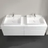 Villeroy & Boch Collaro Тумба под раковину, 4 выдвижных ящика, 1600 x 548 x 500 mm, Glossy White / Glossy White C02400DH