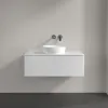 Villeroy & Boch Antao Тумба под раковину, 1 выдвижной ящик, 1000 x 360 x 500 mm, лицевая поверхность без текстурированной отделки, Glossy White Lacquer / Glossy White Lacquer K31010GF