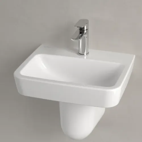 Villeroy & Boch O.novo Раковина компактная, 450 x 370 x 160 mm, Альпийский белый, без перелива 43444601