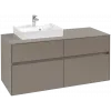 Villeroy & Boch Collaro Тумба под раковину, 4 выдвижных ящика, 1200 x 548 x 500 mm, Truffle Grey / Truffle Grey C07100VG