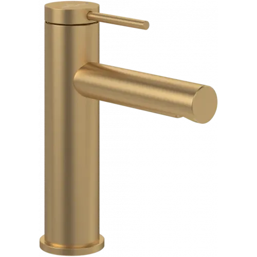 Villeroy & Boch Loop & Friends Смеситель для раковины однорычажный с комплектом слива со стяжкой, Золото сатинированное TVW10610215376