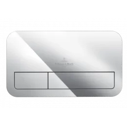 Villeroy & Boch ViConnect Системы ИНСТАЛЛЯЦИИ Kлавиша смыва viconnect 200S, Смыв с 2 объемами, Хромированный 92249061