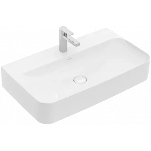 Villeroy & Boch Finion Pаковина, 800 x 470 x 165 mm, Альпийский белый CeramicPlus, без перелива 416881R1