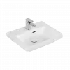 Villeroy & Boch Subway 3.0 Раковина компактная, 500 x 400 x 145 mm, Альпийский белый CeramicPlus, с переливом 4370FFR1