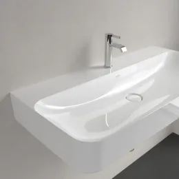 Villeroy & Boch Finion Pаковина, 1000 x 470 x 165 mm, Альпийский белый CeramicPlus, со скрытым переливом 4168ABR1