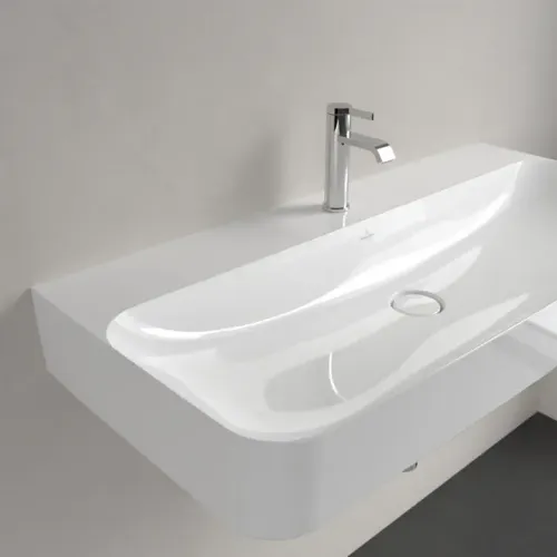 Villeroy & Boch Finion Pаковина, 1000 x 470 x 165 mm, Альпийский белый CeramicPlus, со скрытым переливом 4168ABR1