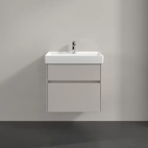 Villeroy & Boch Collaro Тумба под раковину, 2 выдвижных ящика, 604 x 546 x 444 mm, Soft Grey C00900VK