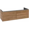 Villeroy & Boch Subway 3.0 Тумба под раковину, 2 выдвижных ящика, 1272 x 429 x 478 mm, Oak Kansas C60100RH
