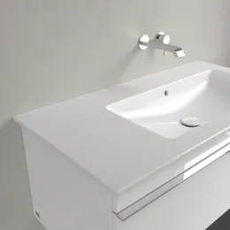 Villeroy & Boch Venticello Pаковина для установки на тумбу, 1000 x 500 x 170 mm, Альпийский белый CeramicPlus, с переливом 4134R3R1