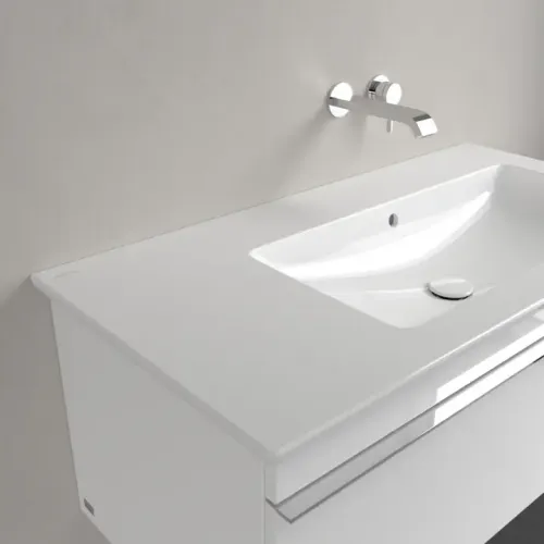 Villeroy & Boch Venticello Pаковина для установки на тумбу, 1000 x 500 x 170 mm, Альпийский белый CeramicPlus, с переливом 4134R3R1