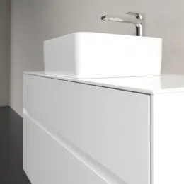 Villeroy & Boch Collaro Тумба под раковину, с подсветкой, 2 выдвижных ящика, 1000 x 548 x 500 mm, Glossy White / Glossy White C038B0DH