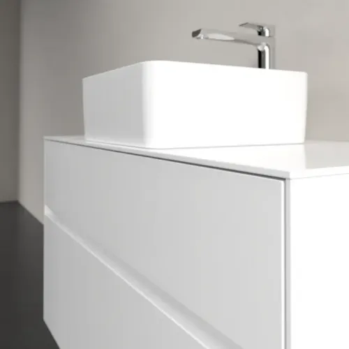 Villeroy & Boch Collaro Тумба под раковину, с подсветкой, 2 выдвижных ящика, 1000 x 548 x 500 mm, Glossy White / Glossy White C038B0DH