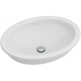 Villeroy & Boch Loop & Friends Встраиваемая раковина, 660 x 470 x 230 mm, Альпийский белый CeramicPlus, с переливом, нешлифованный, 615530R1