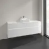Villeroy & Boch Collaro Тумба под раковину, с подсветкой, 4 выдвижных ящика, 1600 x 548 x 500 mm, Glossy White / Glossy White C049B0DH