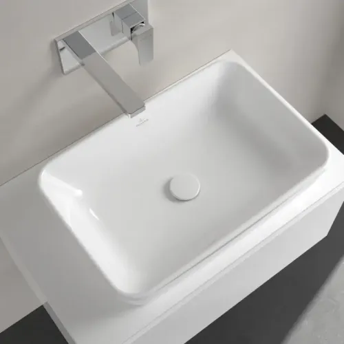 Villeroy & Boch Architectura Раковина для установки на столешницу, 600 x 405 x 155 mm, Альпийский белый, без перелива 5A276101