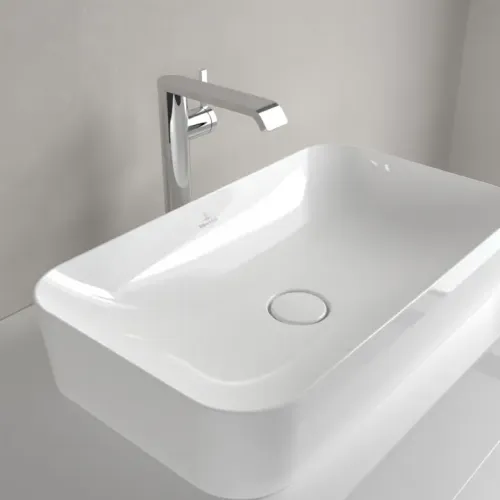Villeroy & Boch Finion Раковина для установки на столешницу, 600 x 350 x 115 mm, Альпийский белый CeramicPlus, без перелива 414361R1