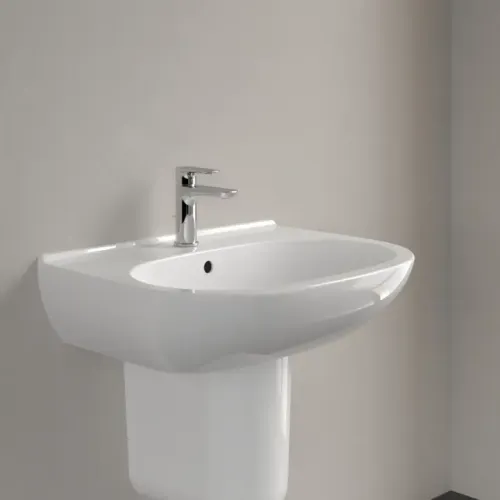 Villeroy & Boch O.novo Pаковина, 650 x 510 x 200 mm, Альпийский белый, с переливом 51606501