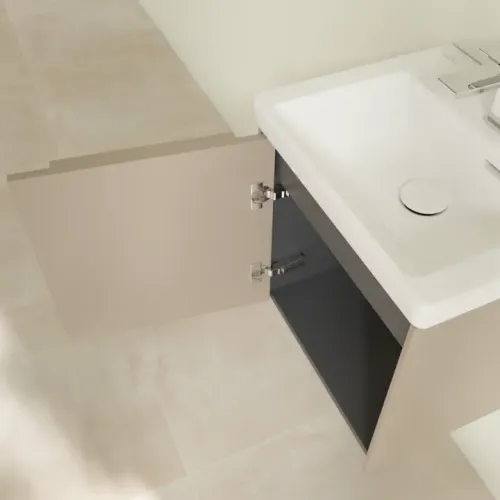 Villeroy & Boch Subway 3.0 Тумба под раковину, 1 дверь, 423 x 429 x 378 mm, Taupe C58102VM