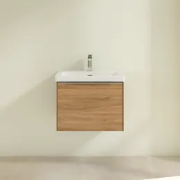 Villeroy & Boch Subway 3.0 Тумба под раковину, 1 выдвижной ящик, 572 x 429 x 478 mm, Oak Kansas C57700RH