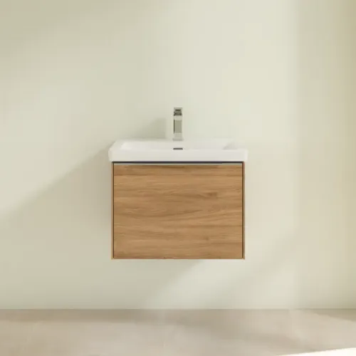 Villeroy & Boch Subway 3.0 Тумба под раковину, 1 выдвижной ящик, 572 x 429 x 478 mm, Oak Kansas C57700RH