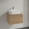Villeroy & Boch Legato Тумба под раковину, 1 выдвижной ящик, 600 x 380 x 500 mm, Nordic Oak / Nordic Oak B73100VJ
