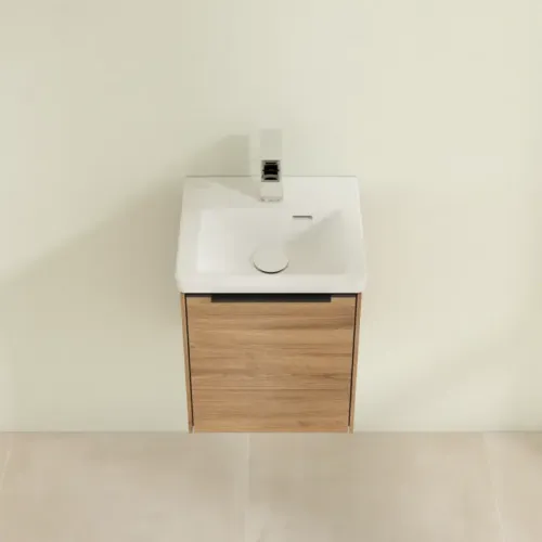 Villeroy & Boch Subway 3.0 Тумба под раковину, 1 дверь, 351 x 429 x 309 mm, Oak Kansas C58401RH