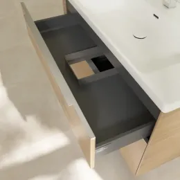 Villeroy & Boch Subway 3.0 Тумба под раковину, 2 выдвижных ящика, 973 x 576 x 478 mm, Nordic Oak C57000VJ