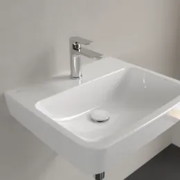Villeroy & Boch O.novo Pаковина, 550 x 460 x 175 mm, Альпийский белый, без перелива, задняя сторона и нижняя сторона шлифованные 4A41MJ01