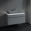 Villeroy & Boch Legato Тумба под раковину, с подсветкой, 2 выдвижных ящика, 1000 x 550 x 500 mm, Glossy White / Glossy White B695L0DH