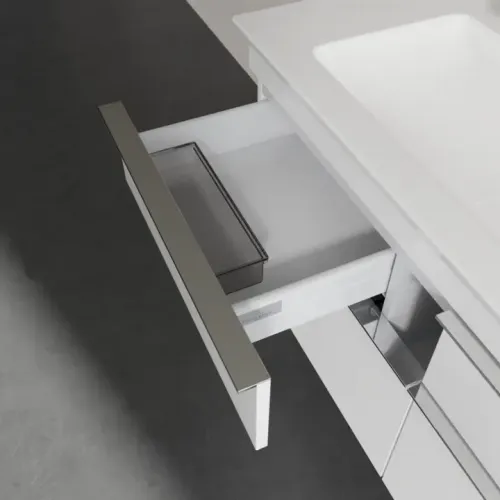 Villeroy & Boch Venticello Тумба под раковину, 4 выдвижных ящика, 1153 x 590 x 502 mm, Glossy White / Glossy White A92901DH