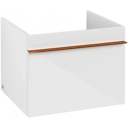 Villeroy & Boch Venticello Тумба под раковину, 1 выдвижной ящик, 553 x 420 x 502 mm, Glossy White / Glossy White A93205DH