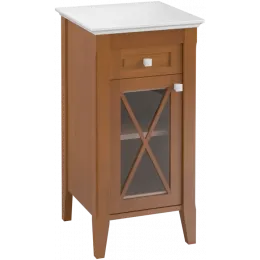 Villeroy & Boch Hommage Шкаф Боковой, 1 дверь, 1 выдвижной ящик, 442 x 850 x 432 mm, Walnut/Grey-White Marble / Walnut/Grey-White Marble 89641001