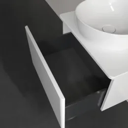 Villeroy & Boch Antao Тумба под раковину, с подсветкой, 1 выдвижной ящик, 600 x 360 x 500 mm, лицевая поверхность без текстурированной отделки, Glossy White Lacquer / Glossy White Lacquer L29010GF