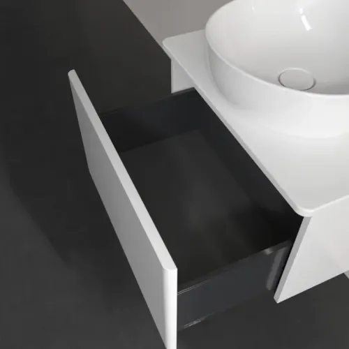 Villeroy & Boch Antao Тумба под раковину, с подсветкой, 1 выдвижной ящик, 600 x 360 x 500 mm, лицевая поверхность без текстурированной отделки, Glossy White Lacquer / Glossy White Lacquer L29010GF