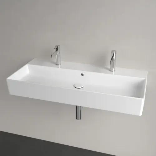 Villeroy & Boch Memento 2.0 Pаковина, 1000 x 470 x 135 mm, Альпийский белый, с переливом 4A22A401