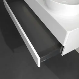 Villeroy & Boch Antao Тумба под раковину, с подсветкой, 2 выдвижных ящика, 1200 x 360 x 500 mm, лицевая поверхность без текстурированной отделки, Glossy White Lacquer / Glossy White Lacquer L24010GF