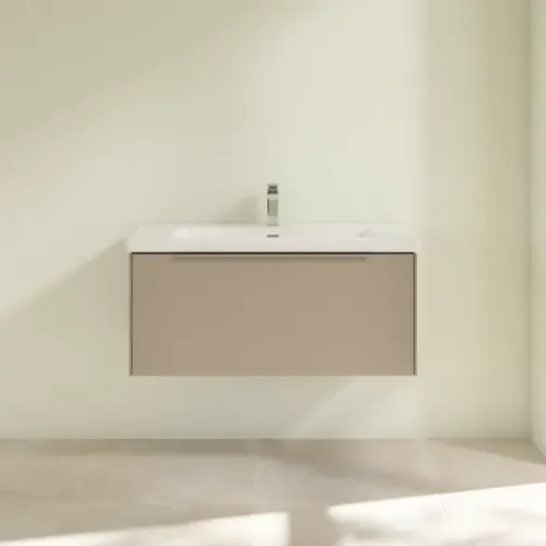 Villeroy & Boch Subway 3.0 Тумба под раковину, 1 выдвижной ящик, 973 x 429 x 478 mm, Taupe C56902VM