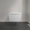 Villeroy & Boch Memento 2.0 Унитаз с открытым смывным краем, настенный, Альпийский белый CeramicPlus 4633R0R1