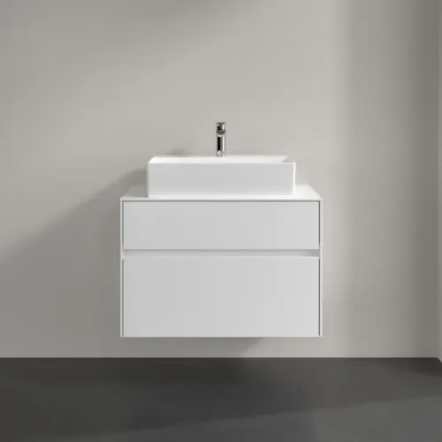 Villeroy & Boch Collaro Тумба под раковину, 2 выдвижных ящика, 800 x 548 x 500 mm / Glossy White C12400DH
