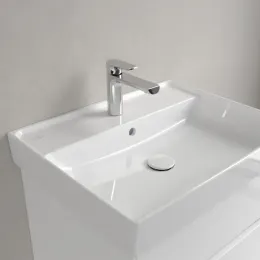 Villeroy & Boch Collaro Pаковина, 600 x 470 x 160 mm, Альпийский белый CeramicPlus, с переливом 4A3360R1