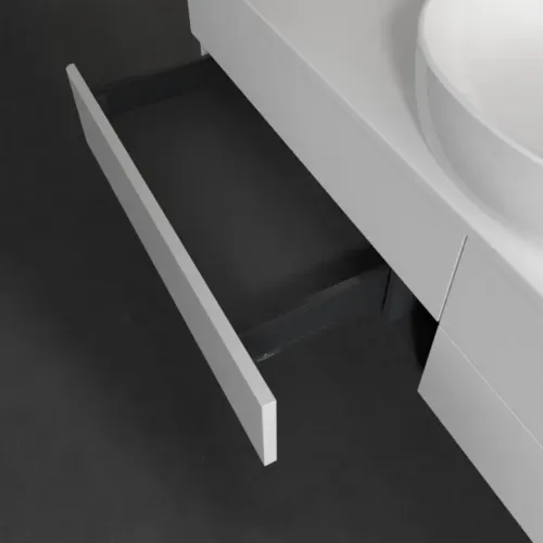 Villeroy & Boch Antao Тумба под раковину, 4 выдвижных ящика, 1600 x 360 x 500 mm, лицевая поверхность без текстурированной отделки, Glossy White Lacquer / Glossy White Lacquer K25010GF